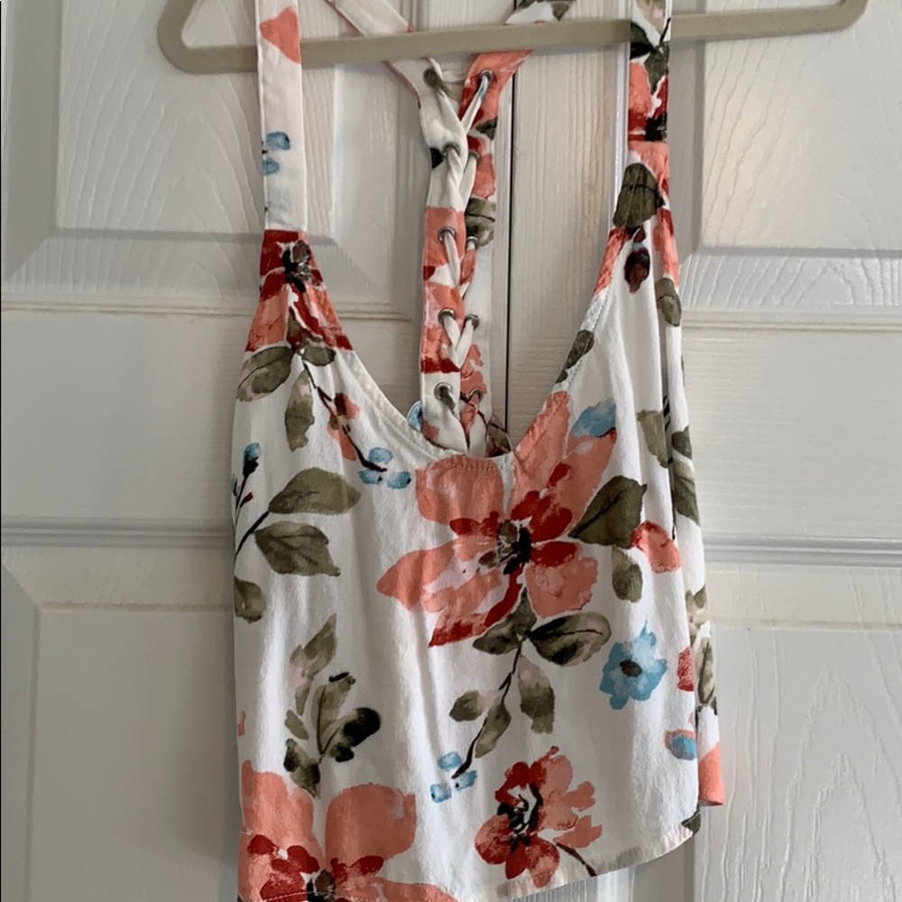 Floral crop top